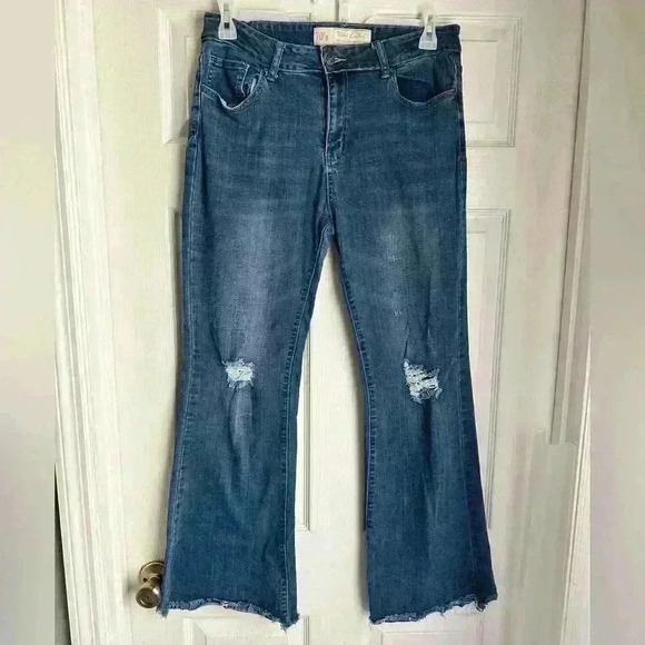 70’s Pink Label Social Club NY size 17 flared bottom jeans - Picture 1 of 6